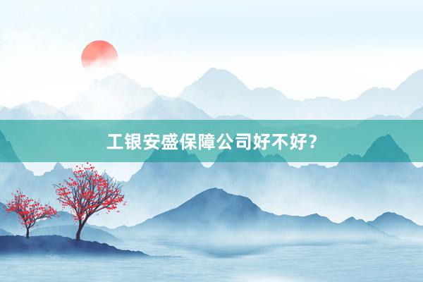 工银安盛保障公司好不好？
